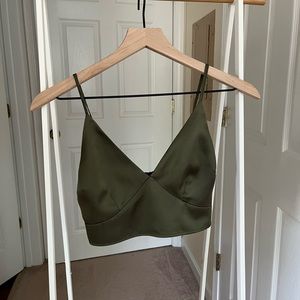 Abercrombie V Neck Silk Top